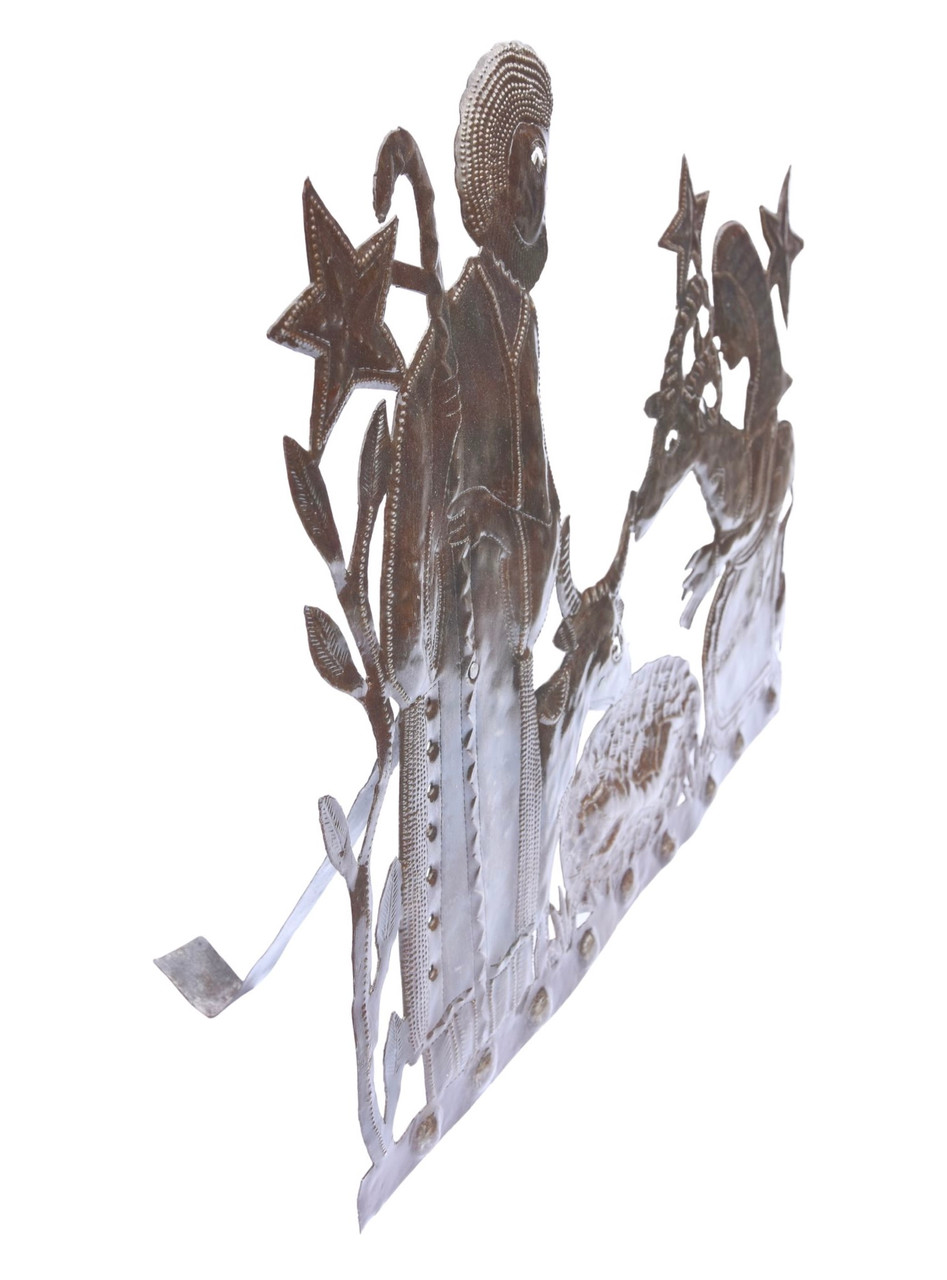 Tabletop Haitian Nativity Scene – Handmade Metal Art, Fair Trade Recycled Holiday Display Tabletop Haitian Nativity Scene – Handmade Metal Art, Fair Trade Recycled Holiday Display