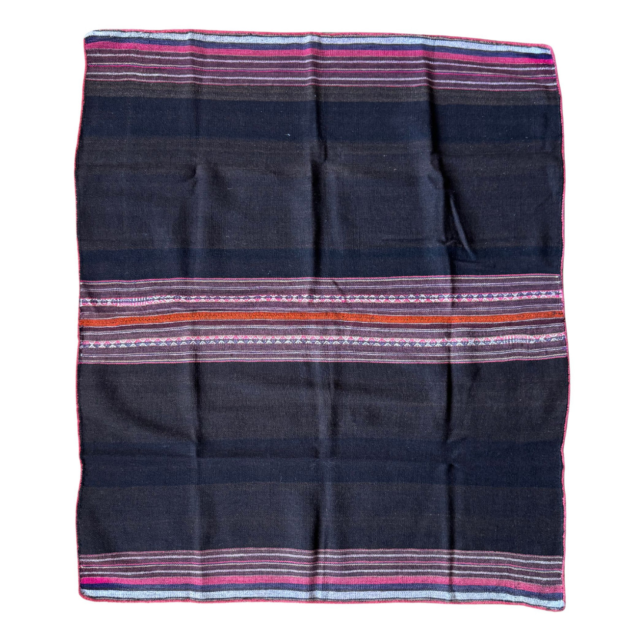 Handwoven wool textile, Indigenous Bolivian weaving Handwoven wool textile, Indigenous Bolivian weaving