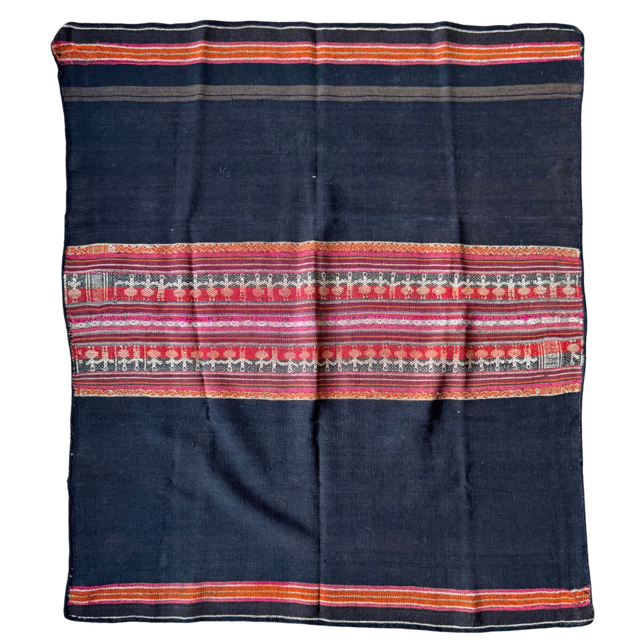 Andean textile, Handwoven aguayo, Traditional manta blanket Andean textile, Handwoven aguayo, Traditional manta blanket