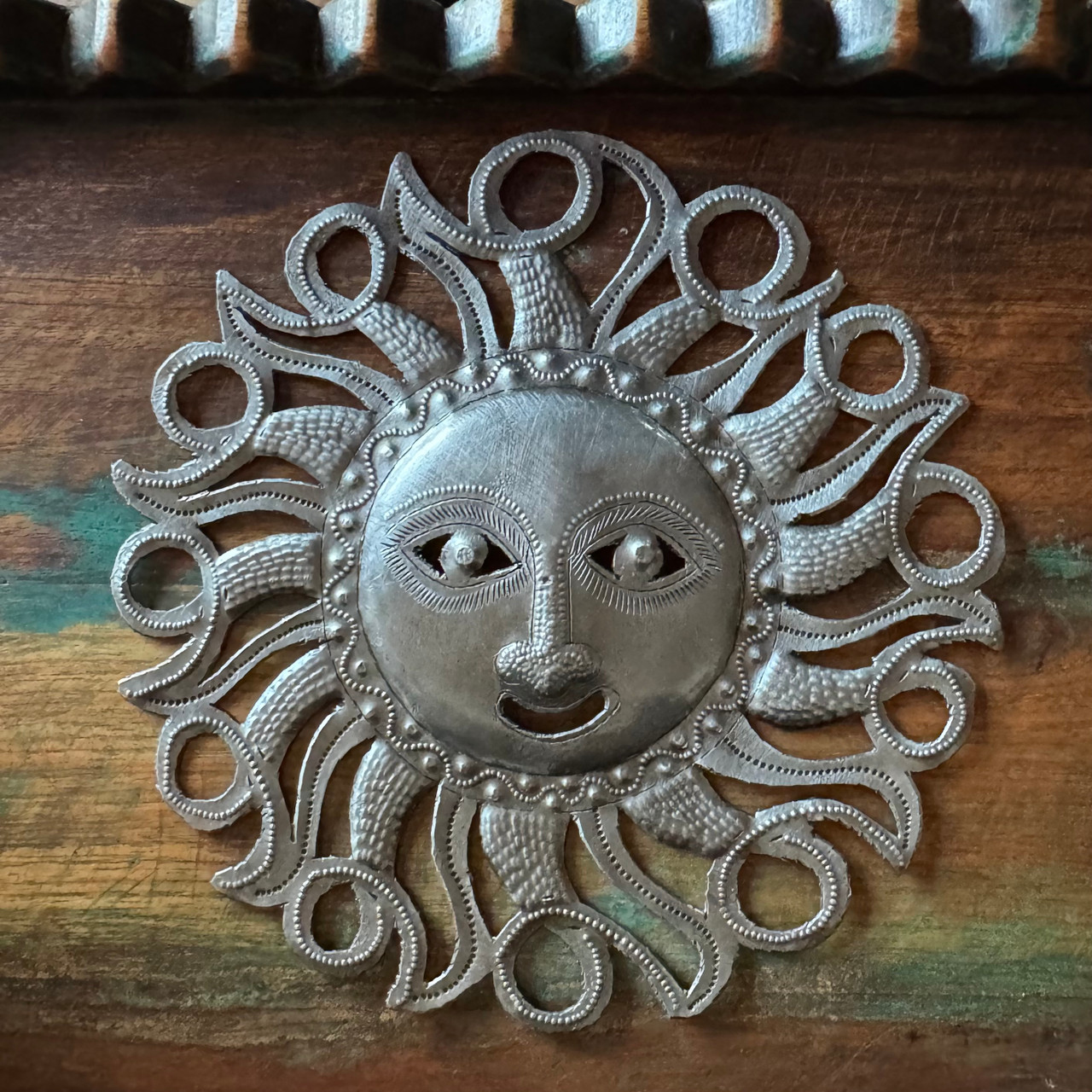 Haitian metal art, Milfort Haitian artist, recycled steel wall décor, Fair Trade wall art, handmade Haitian décor Haitian metal art, Milfort Haitian artist, recycled steel wall décor, Fair Trade wall art, handmade Haitian décor