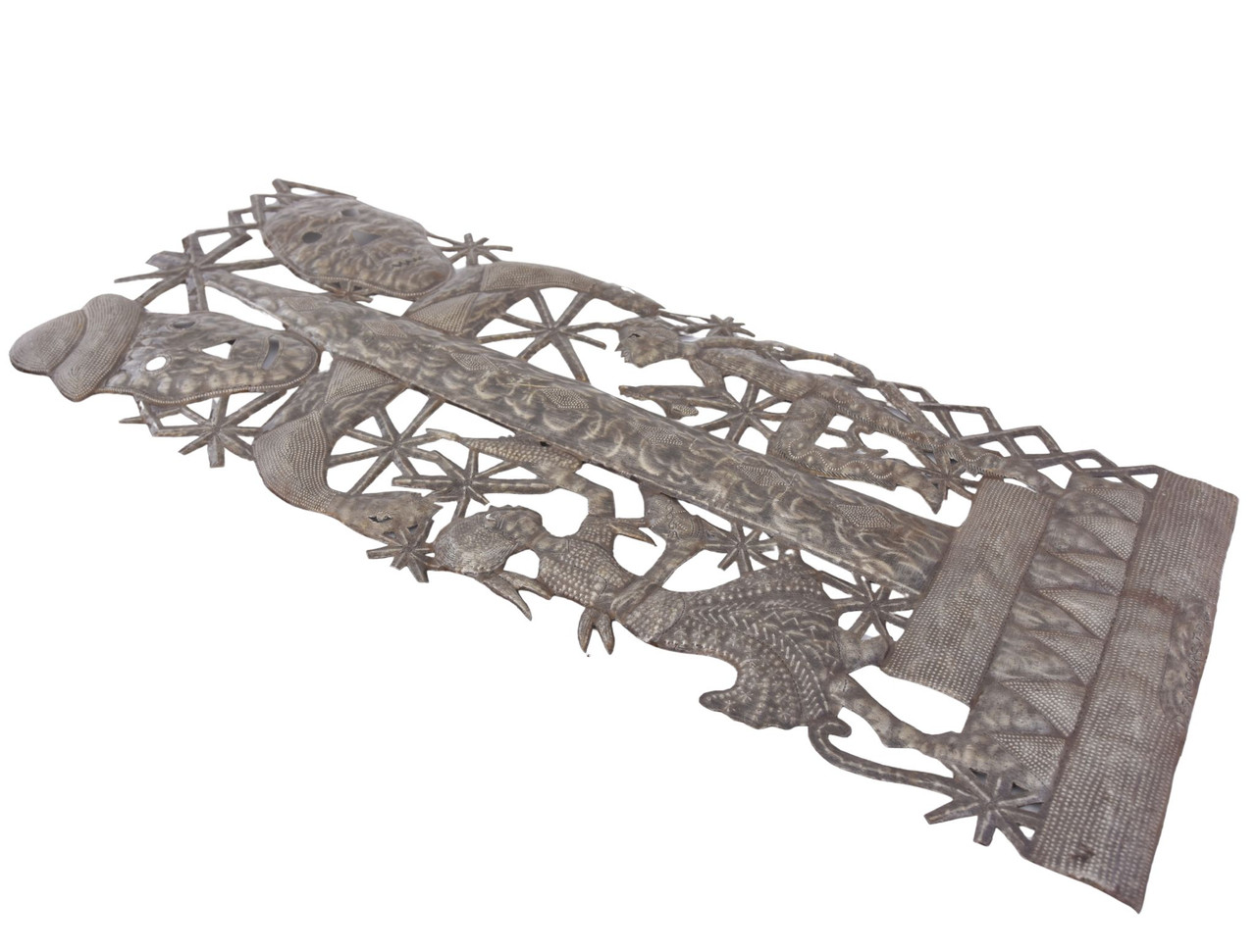 Haitian voodoo art, Ghede sculpture, JPR Desrosiers metal art, Haitian artist, recycled steel art, fair trade Haiti, spiritual wall decor, Vodou spirit art, handmade Haitian metal art, one of a kind wall sculpture, Haitian cultural art Haitian voodoo art, Ghede sculpture, JPR Desrosiers metal art, Haitian artist, recycled steel art, fair trade Haiti, spiritual wall decor, Vodou spirit art, handmade Haitian metal art, one of a kind wall sculpture, Haitian cultural art