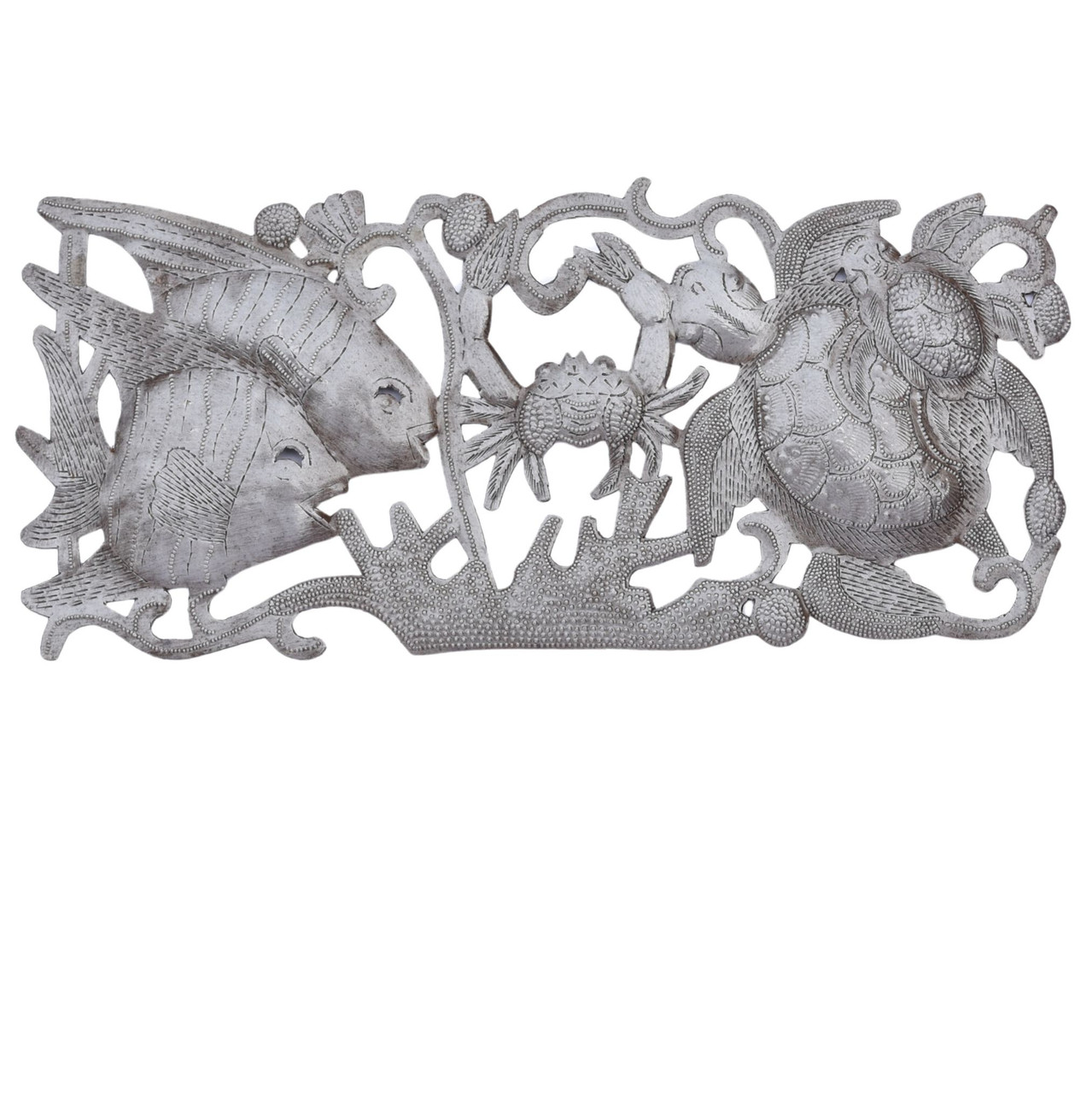 Fair Trade home décor
Handcrafted Haitian art
Recycled steel sculpture