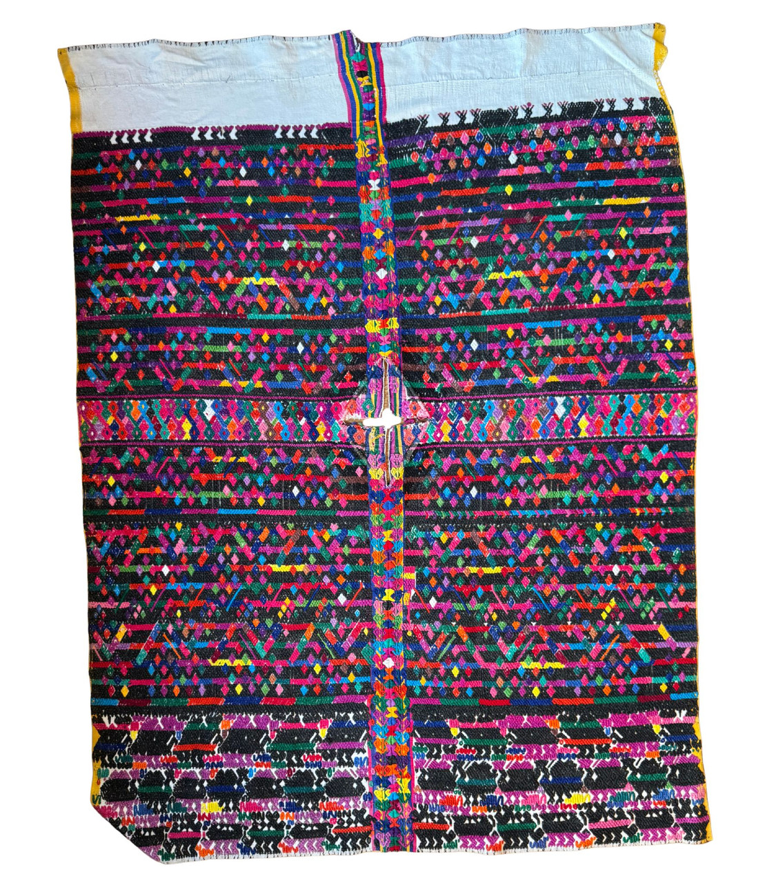 Collectible textile, Bohemian fashion, Cultural heritage piece, Wearable art, Authentic vintage handmade