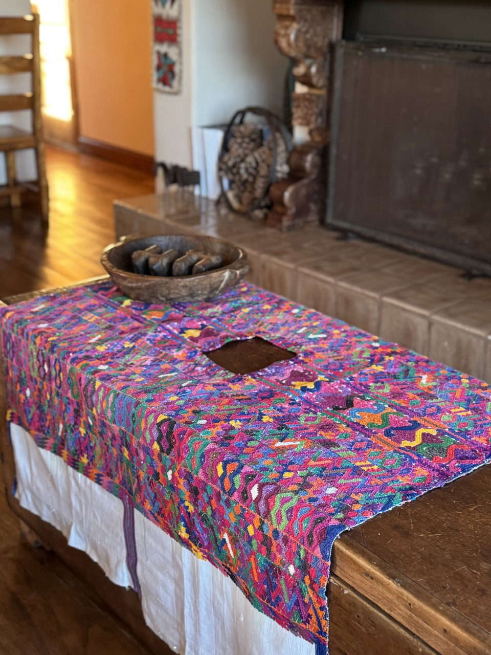 San Pedro La Laguna huipil, Guatemalan huipil, Mayan ceremonial huipil, Vintage huipil