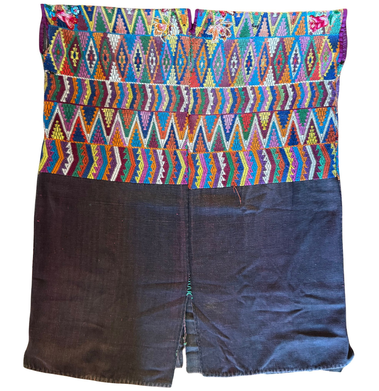 Heavy cotton huipil, Traditional Guatemalan clothing, Two-panel huipil