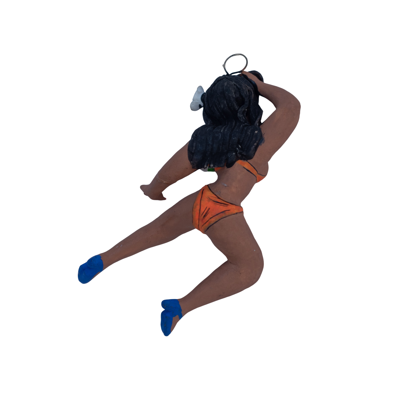 Bikini Girl Ornament, Vintage Ornament, Hula Girl Ornament, Bikini Girl Figurine, Hula Girl Figurine, Vintage Hula Girl, Handmade, Handcrafted, Fair Trade