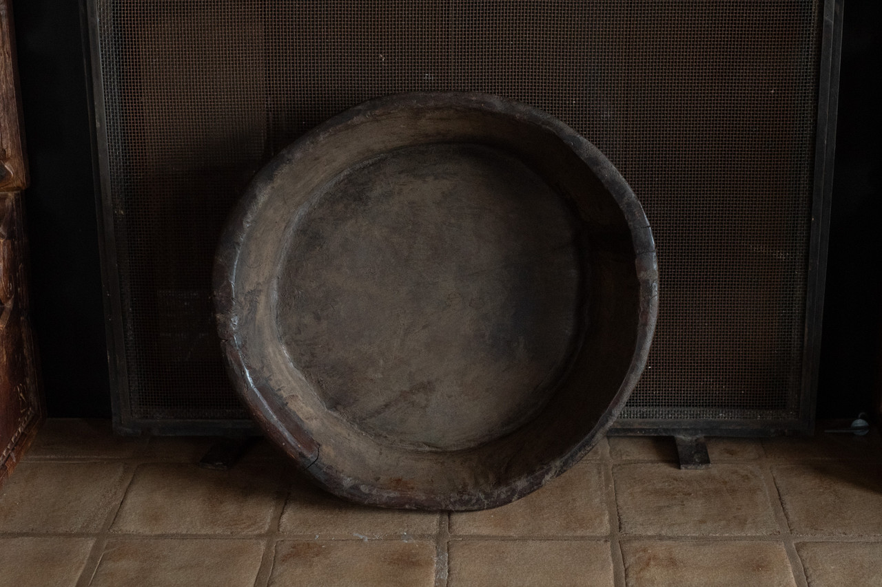 Handcrafted Indian Wooden Chapati Bowl Chapati Dough Bowl Vintage Indian Home, Wooden Chapati Bowl, Wooden Chapati Dough Bowl, Handcrafted Chapati Bowl, Vintage Chapati Folk Art, Indian Home, Indian Housewarming Gift, Dark Brown Chapati Bowls