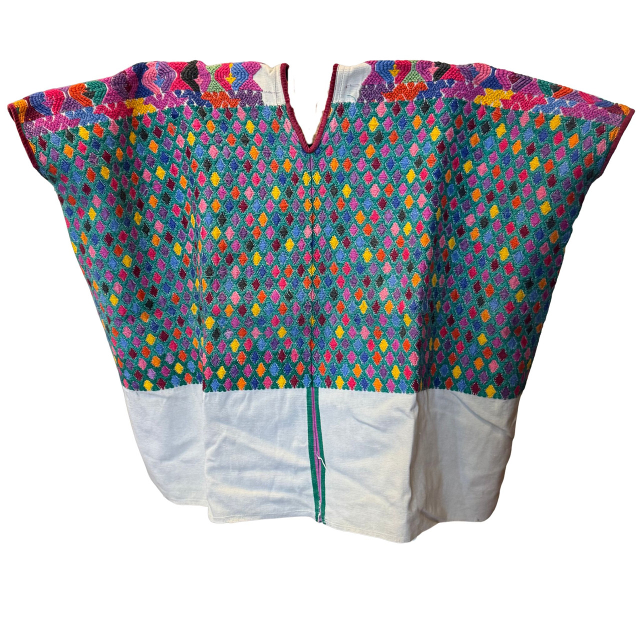 Vintage Guatemalan Huipil
Handwoven Huipil Blouse
San Pedro Sacatepequez Textile
Guatemalan Indigenous Clothing