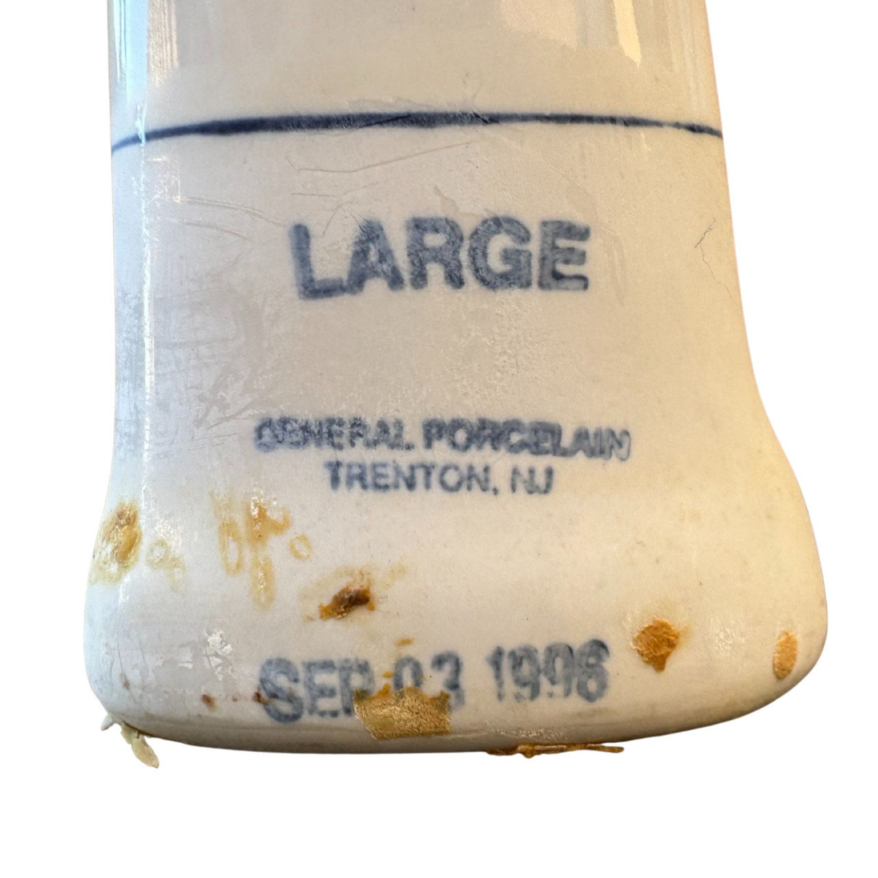 Factory artifact
Industrial salvage
American pottery
Trenton NJ pottery
Historical manufacturing
Textile industry artifact