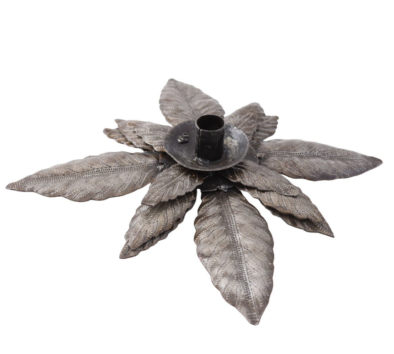 Folk art candle holder
Signed Haitian art
Joubert Brutus
Rustic metal decor
Global decor
Tribal home decor
Recycled metal art