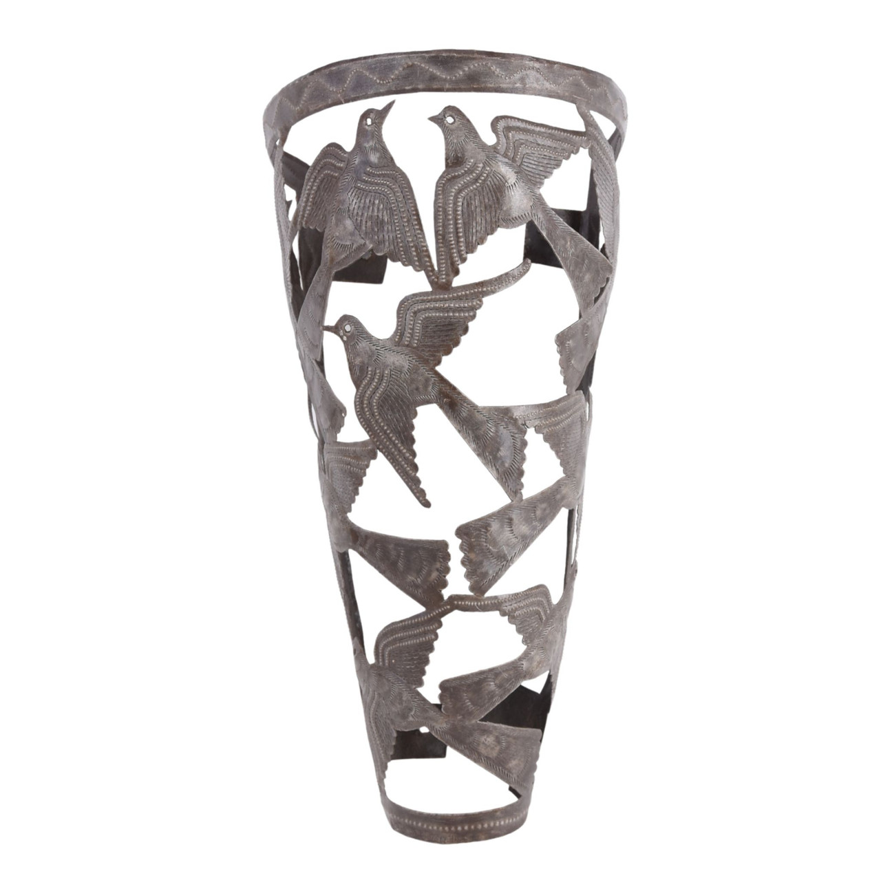 Handcrafted Haitian Metal Art, Bird Light Cover, Bird Light Sconce, Flying Bird Sconce, Wall Sconce, Metal Wall Sconce, Home & Garden Decor, Handmade