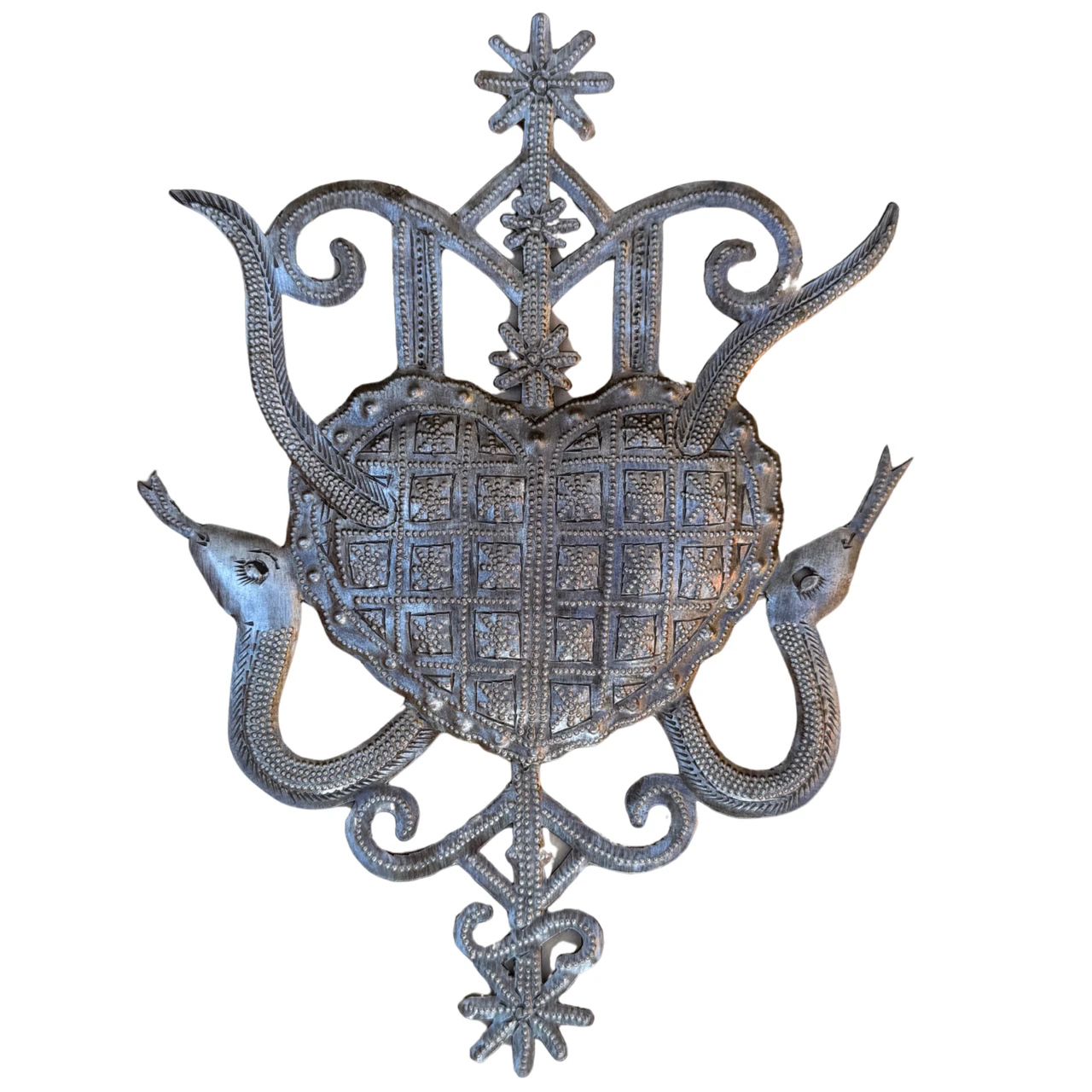 AUTHENTIC HANDMADE HAITIAN ART – Carefully handcrafted by skilled Haitian artisans using traditional metalworking techniques passed down through generations.