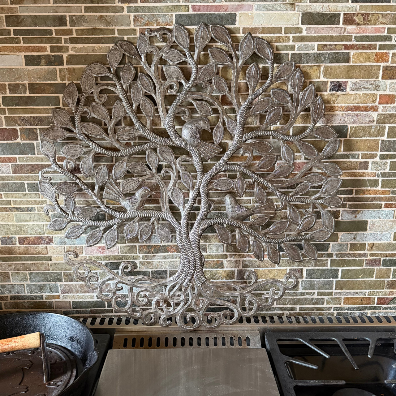 tree of life wall art large
spiritual wall decor
nature wall art metal
Haitian metal art