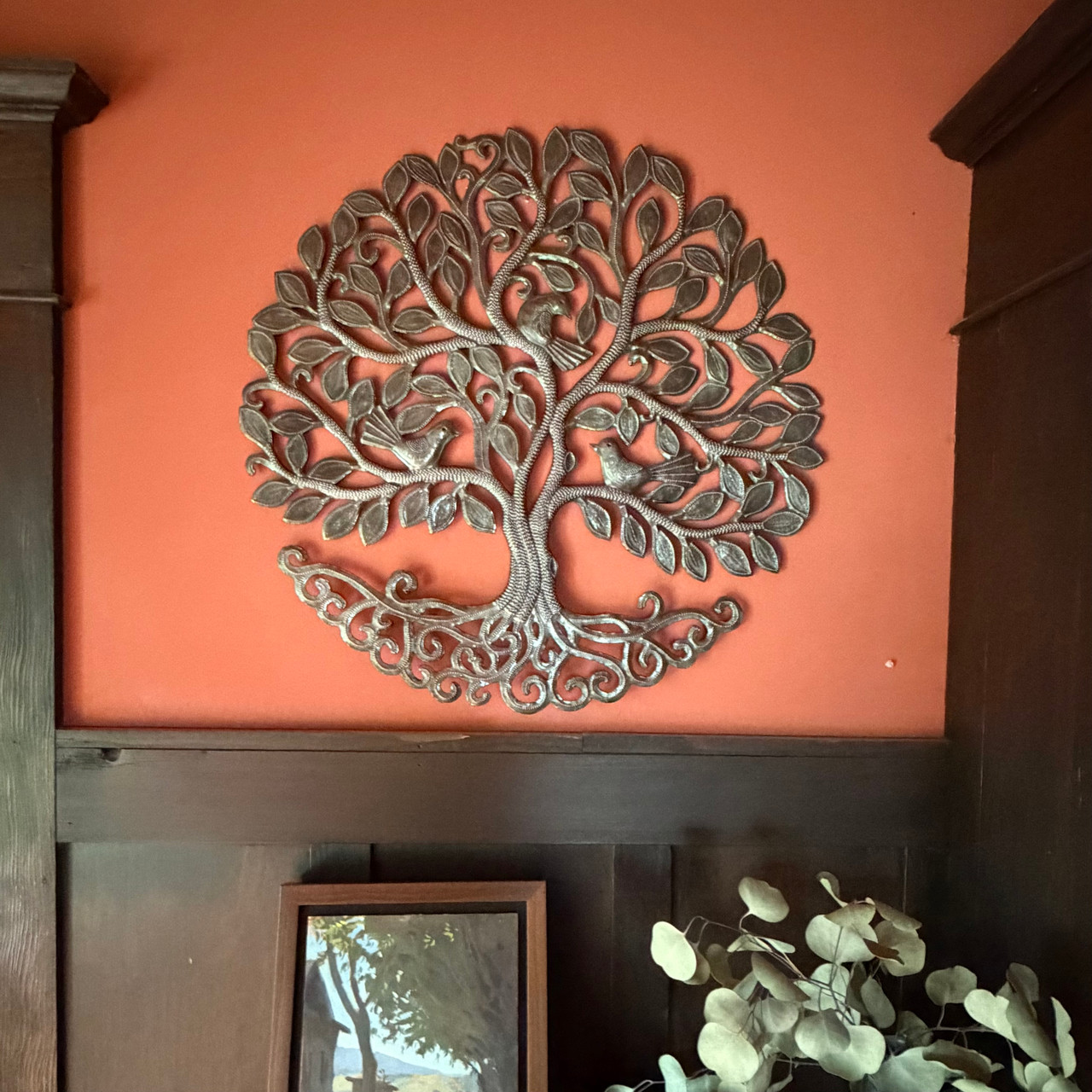 large wall decor statement
boho wall art
garden wall decor
birds tree wall art