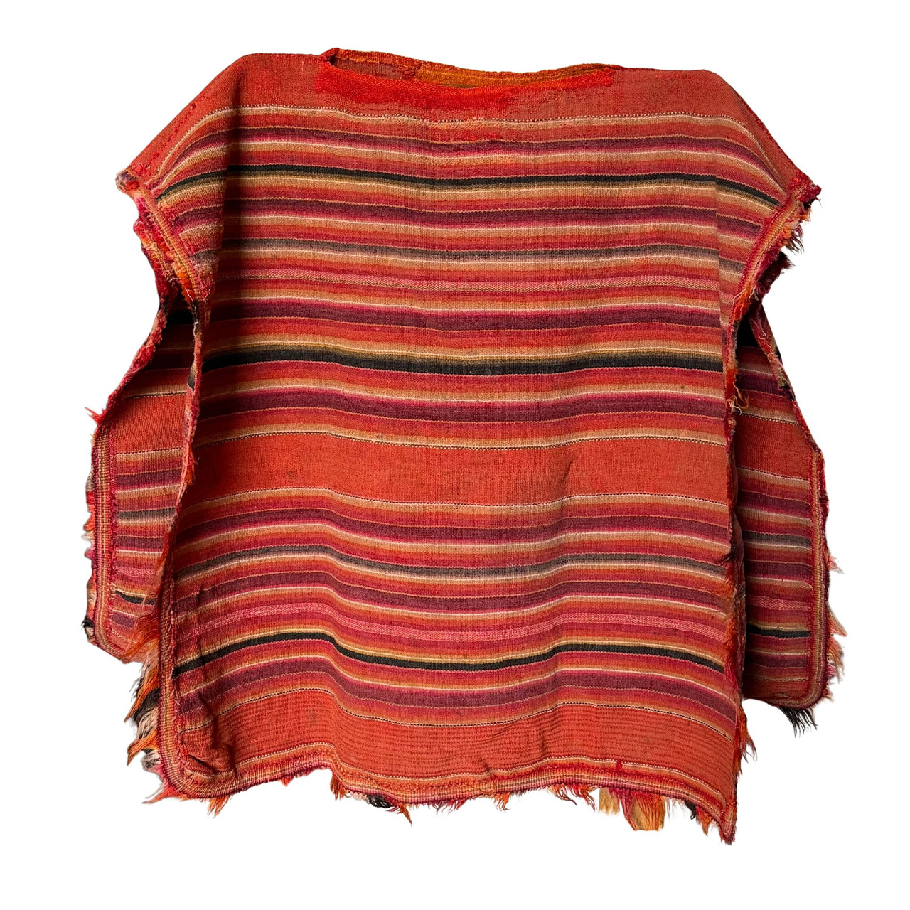 Bolivian poncho, Altiplano poncho, Calcha village textile, vintage poncho 1970s, handwoven wool poncho, Andean textile, indigenous Bolivia clothing