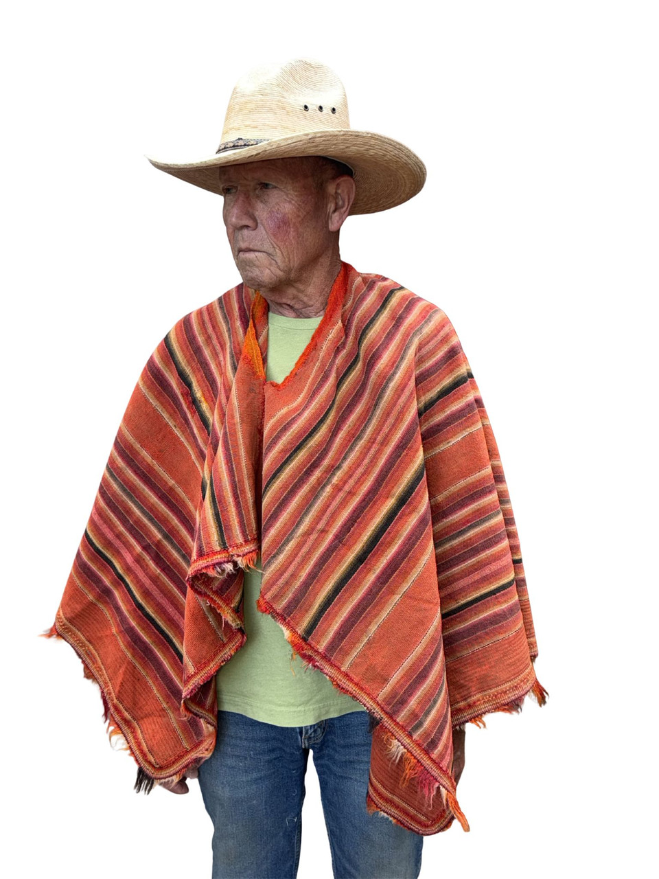 collectible textile, vintage ethnic clothing, handmade poncho, folk art Bolivia, boho decor textile, worn textile, authentic poncho, cultural garment