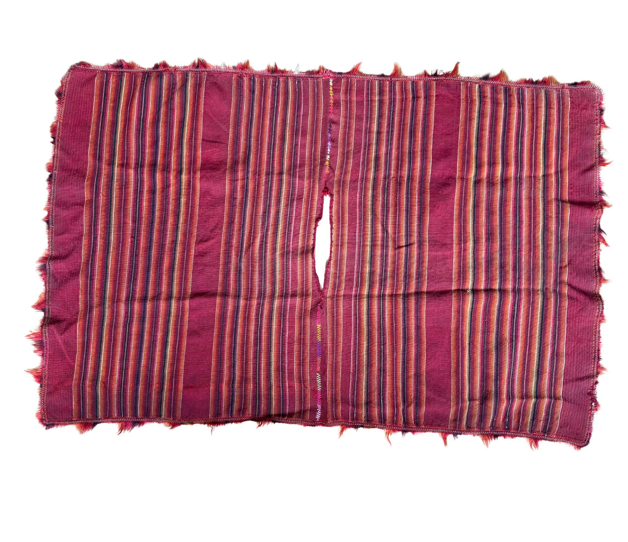 Bolivian poncho, Altiplano poncho, Calcha village textile, vintage poncho 1970s, handwoven wool poncho, Andean textile, indigenous Bolivia clothing