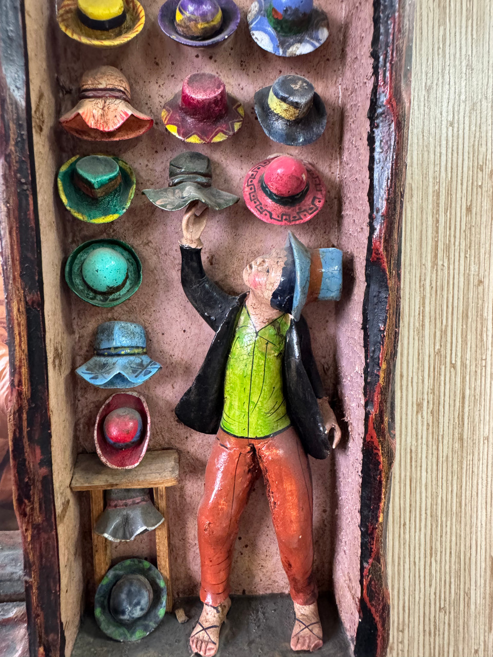 Hat maker folk art, Latin American folk art