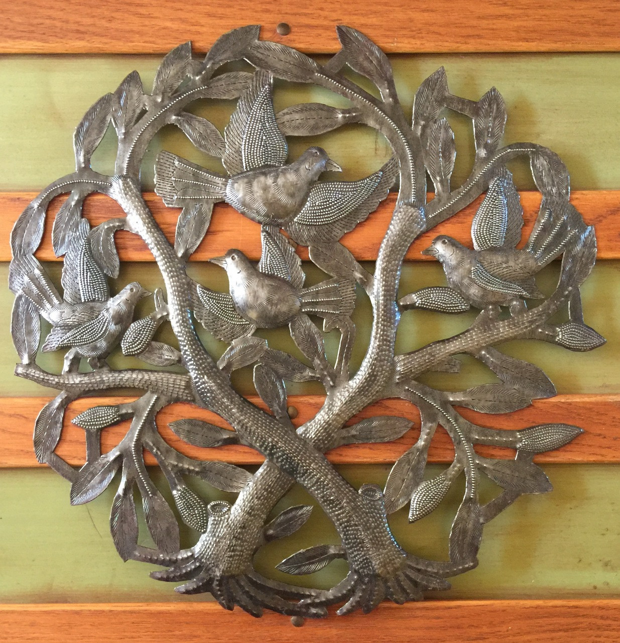 haiti metal tree of life