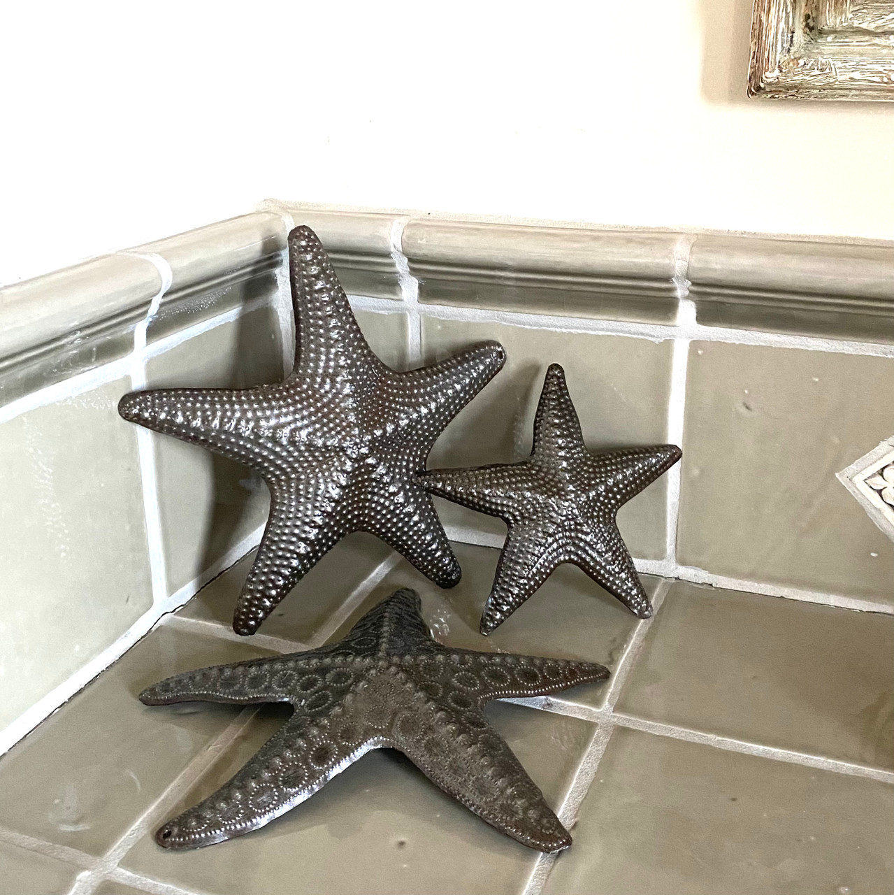 Metal Starfish, Starfish, Handcrafted Starfish, Beach Home Decor, Beach Home Sculpture 
