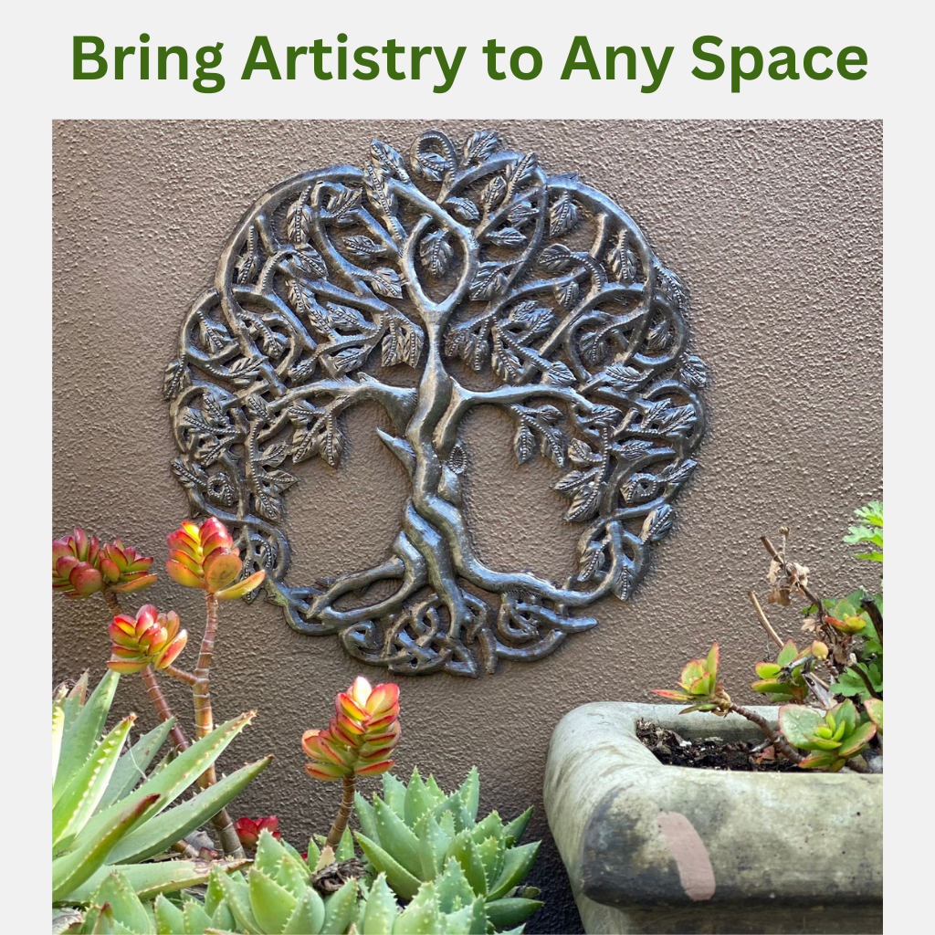 Authentic Handcrafted Masterpiece: Discover unique artistry forged by hand, ensuring no two pieces are exactly alike. Feel the soulful connection to fair trade practices and skilled artisans.