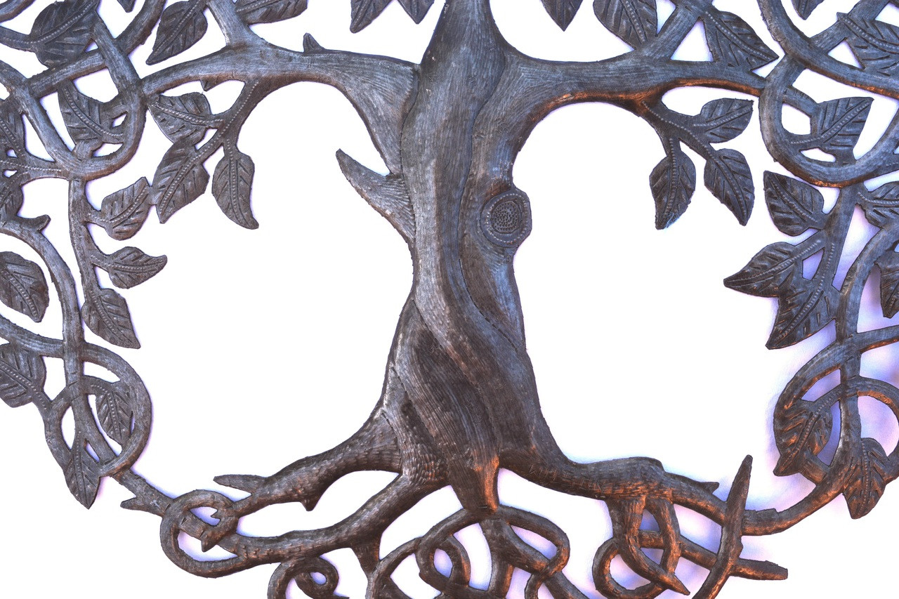 Tree of Life roots branches and growth, Handmade in Haiti
