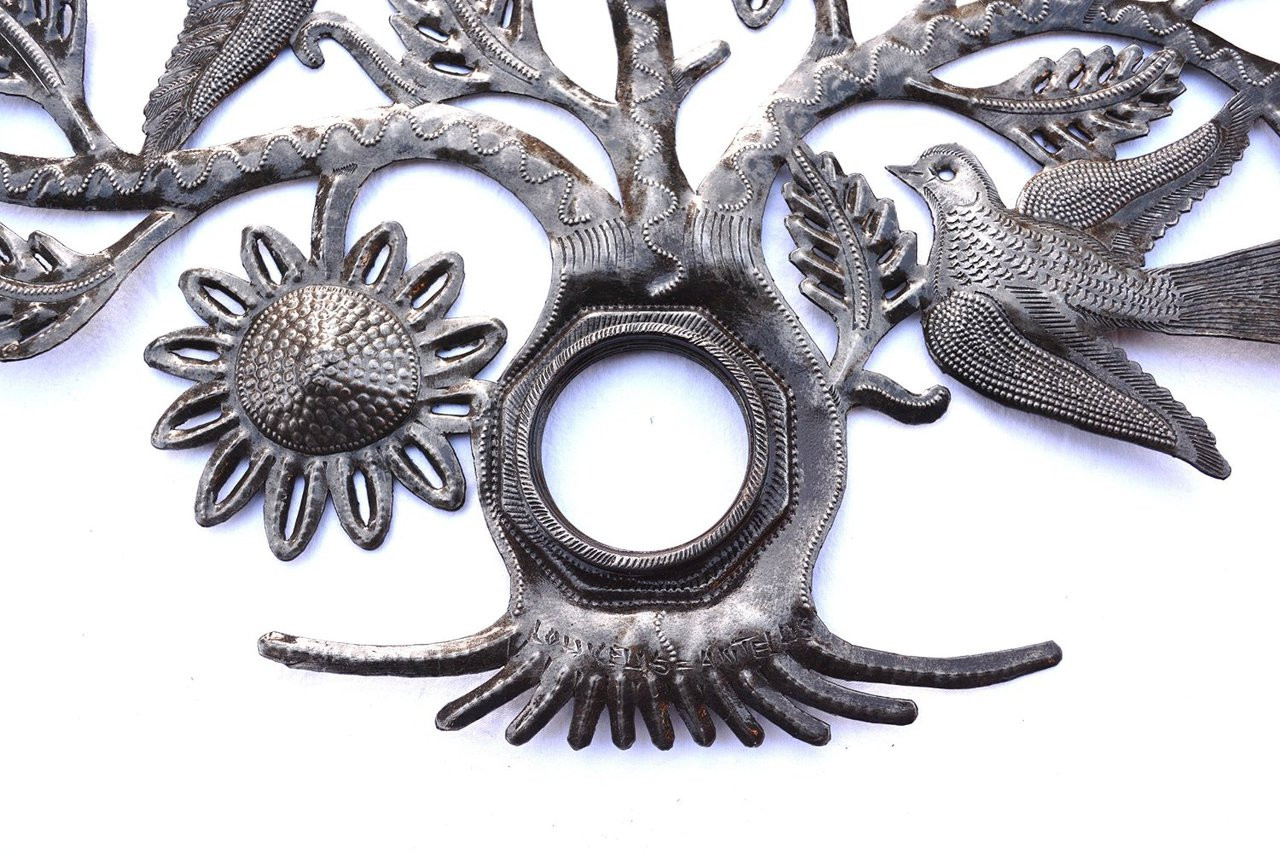 Tree of life Haiti Metal, Recycled oil drums Tree of life Haiti Metal, Recycled oil drums