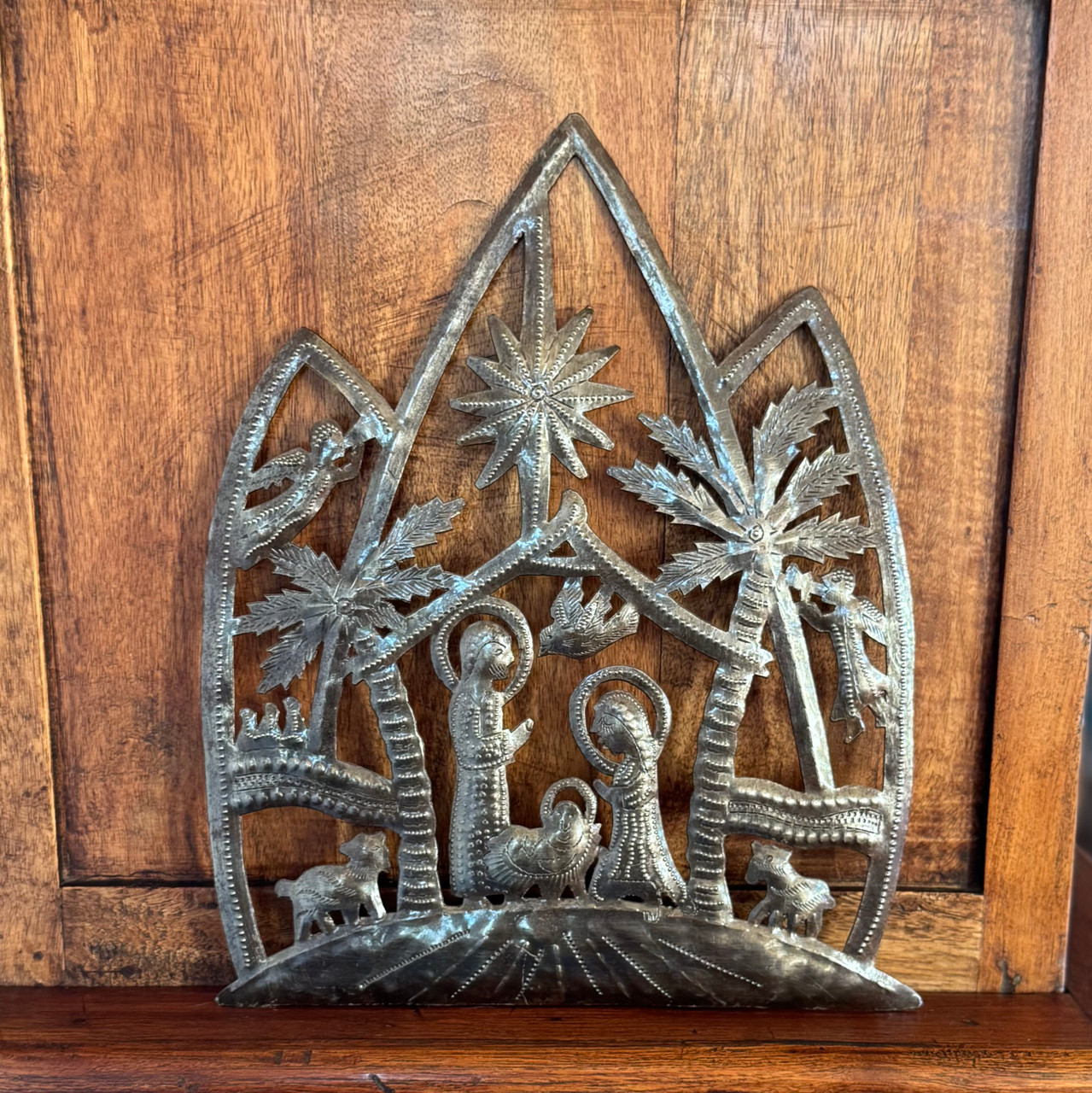 haitian metal art, nativity creche, handmade christmas décor, recycled steel art, fair trade haitian art, eco-friendly holiday décor, manger scene wall art haitian metal art, nativity creche, handmade christmas décor, recycled steel art, fair trade haitian art, eco-friendly holiday décor, manger scene wall art