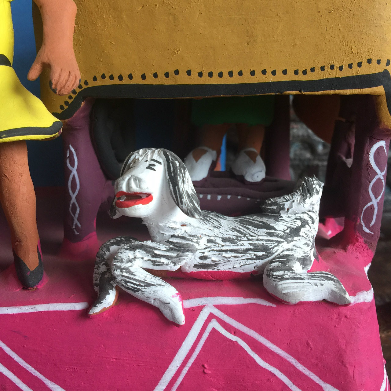 Dog in Mexican Folk Art Ocumicho