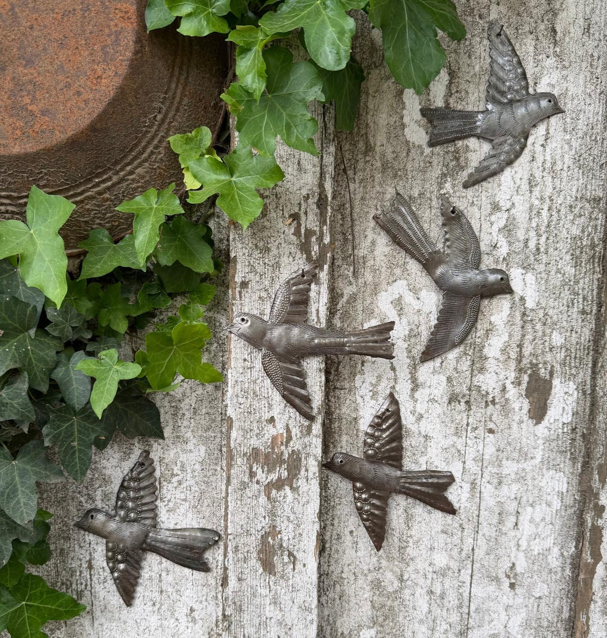 indoor outdoor metal birds