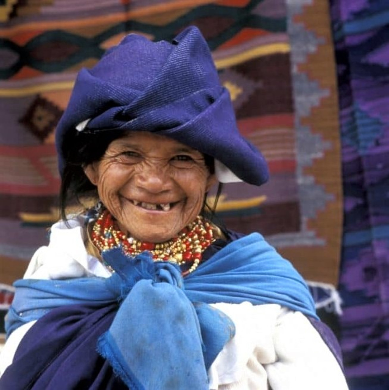 Ecuadorian Woman Traditional Dress