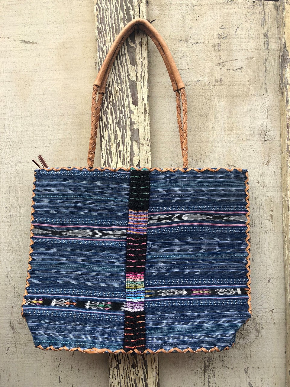 Women Purses and Handbags, Embroidered Recycled Ethnic Huipil Blouse, Jean Look, Handmade Purses from Guatemala