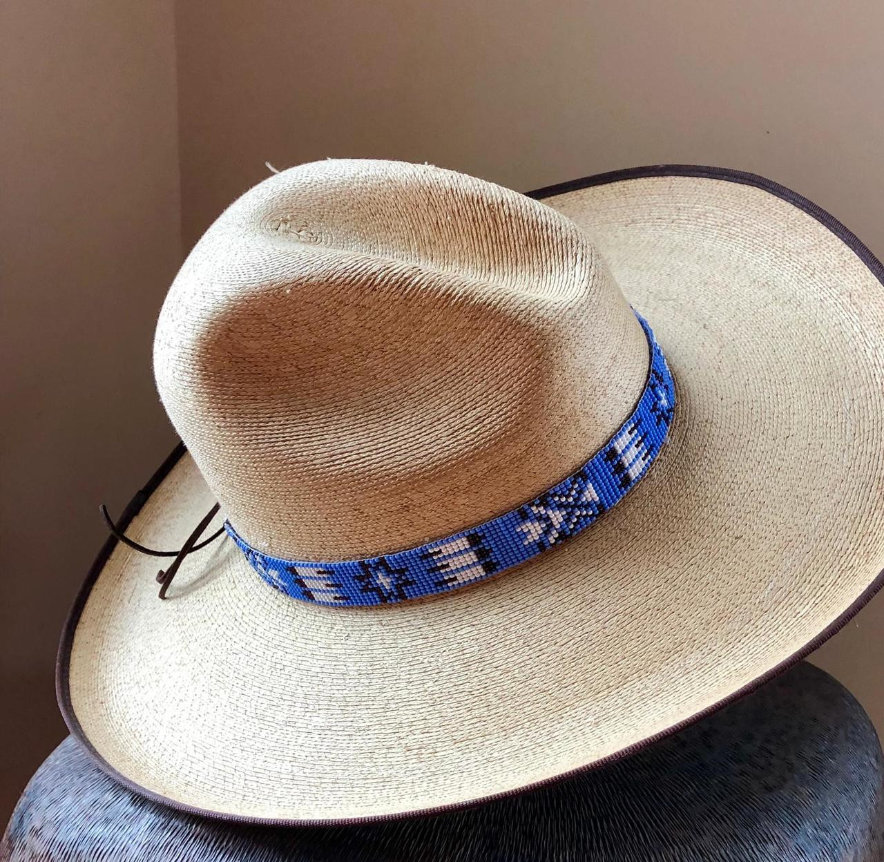 HATBANDS, COWBOY HATS, BEADED, HANDMADE, GUATEMALA