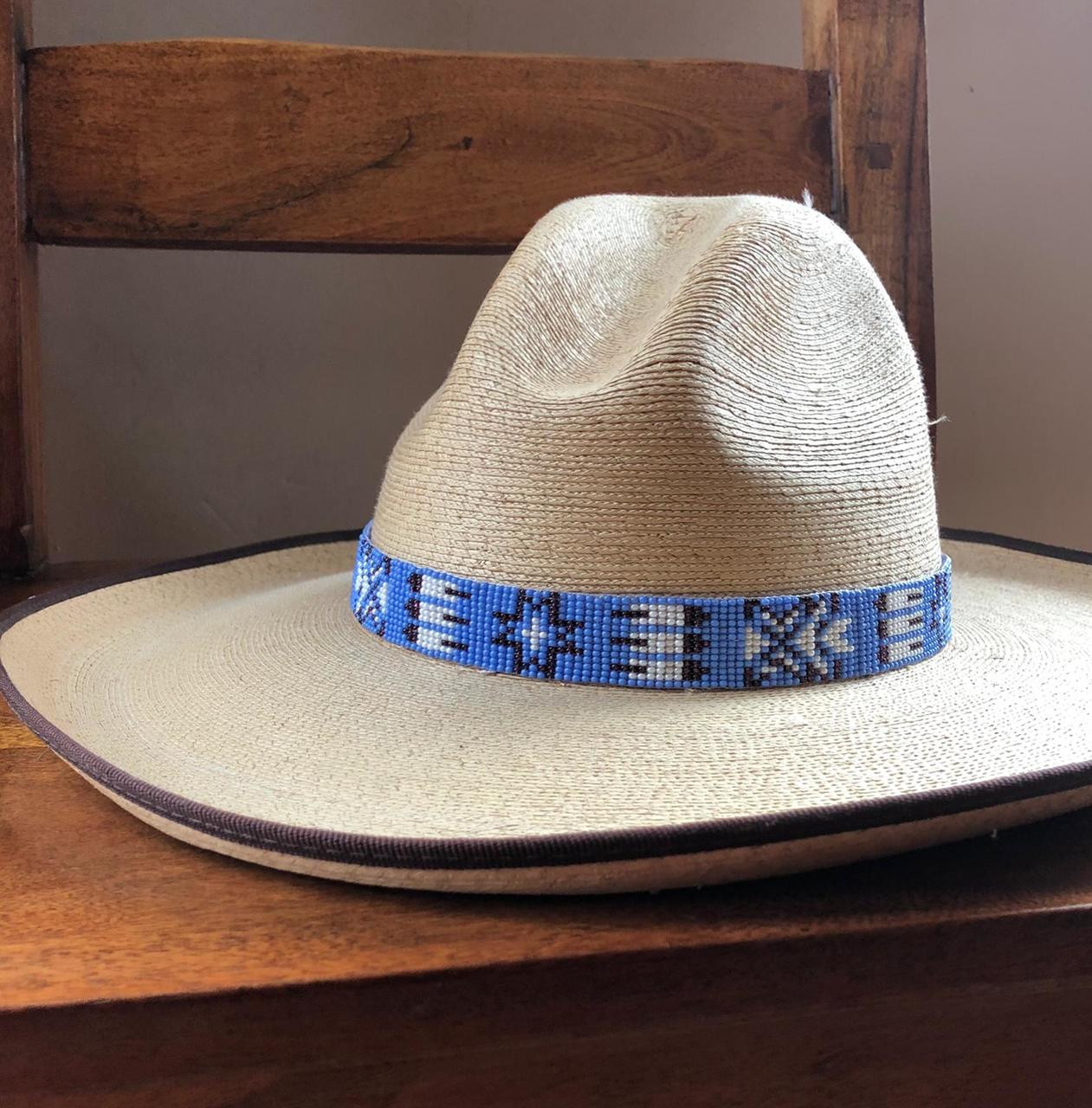 HATBANDS, COWBOY HATS, BEADED, HANDMADE, GUATEMALA