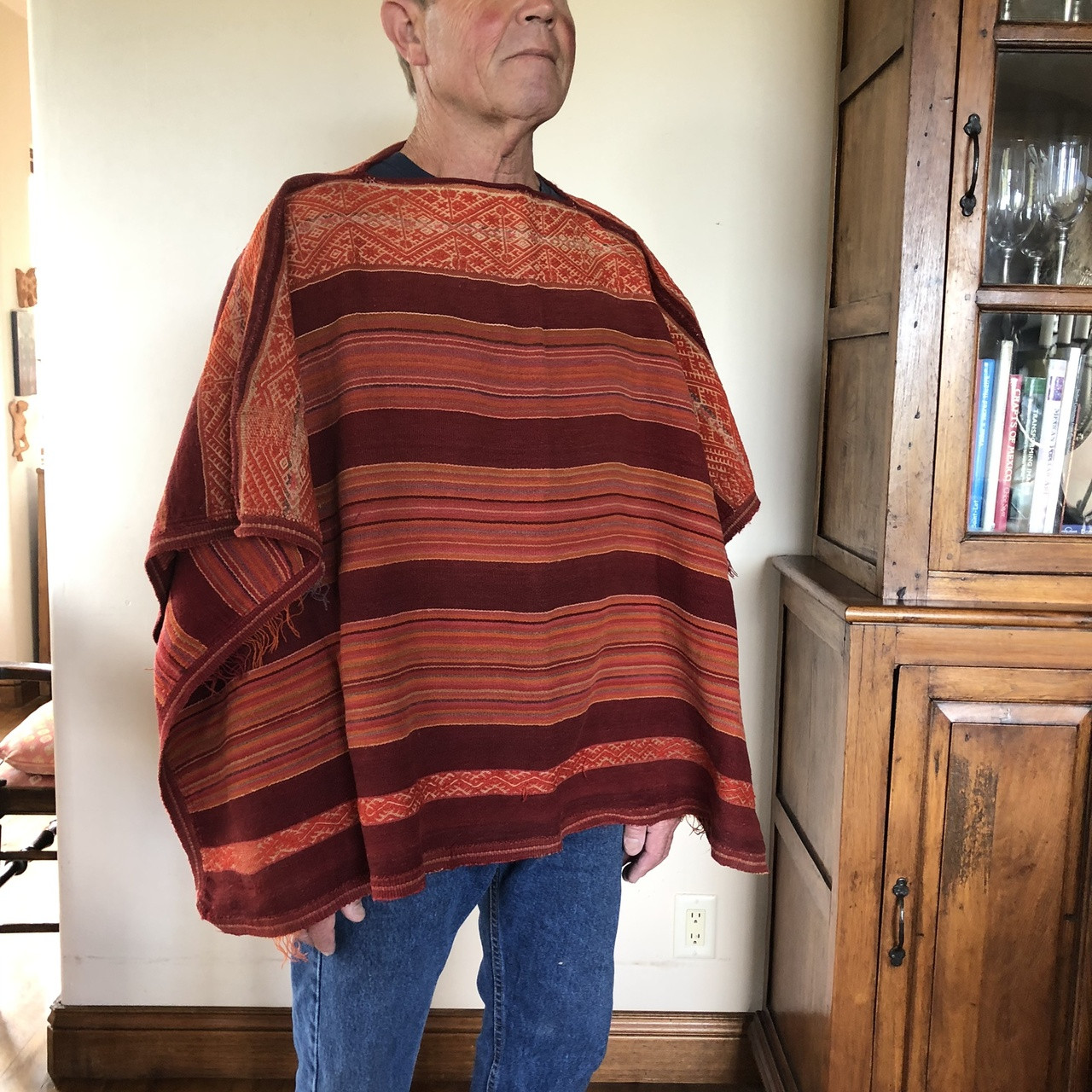 Bolivian Poncho Cochabamba Vintage