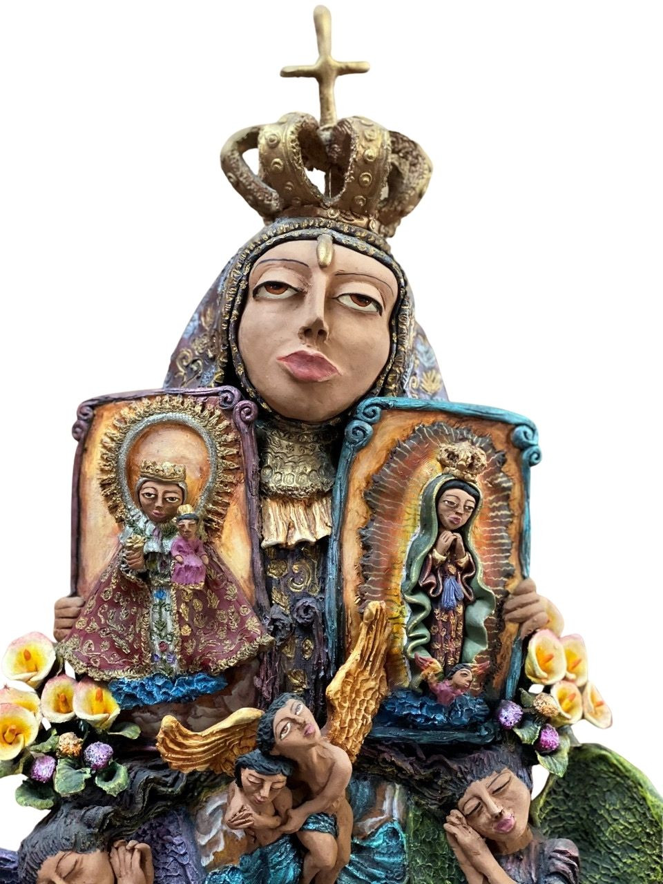 Mexican religious folk art, Handmade devotional sculpture, José Juan García Aguilar