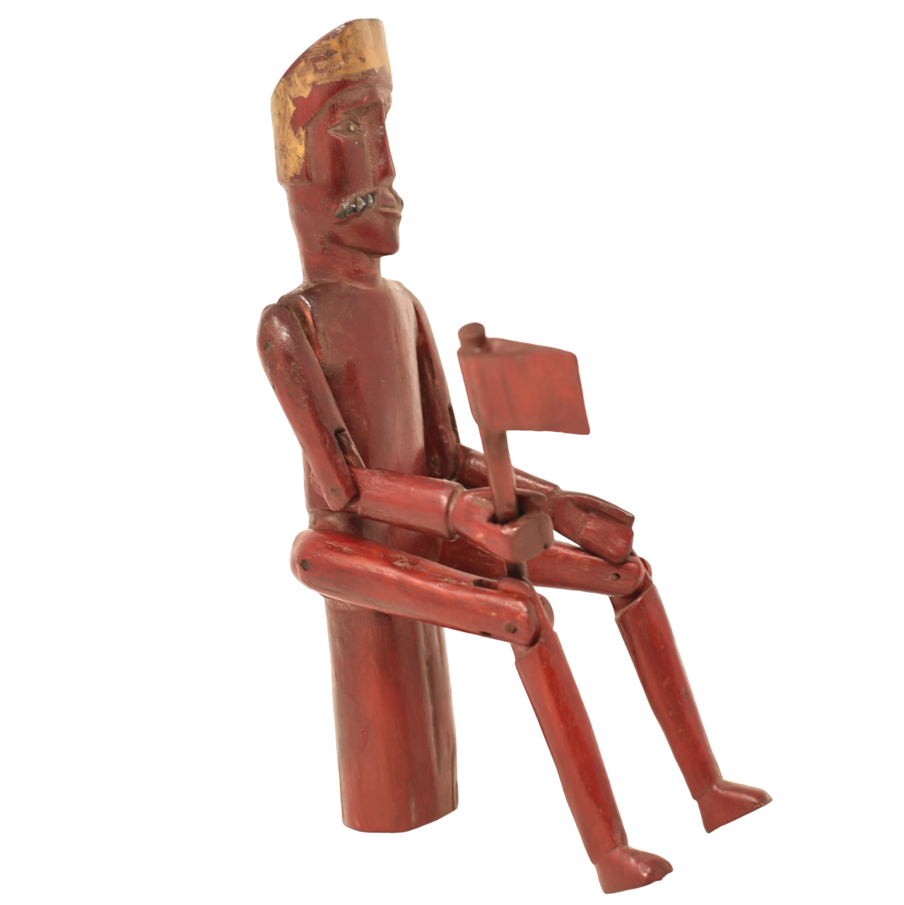 Red Devil with Hatchet, Wooden Maximon 
