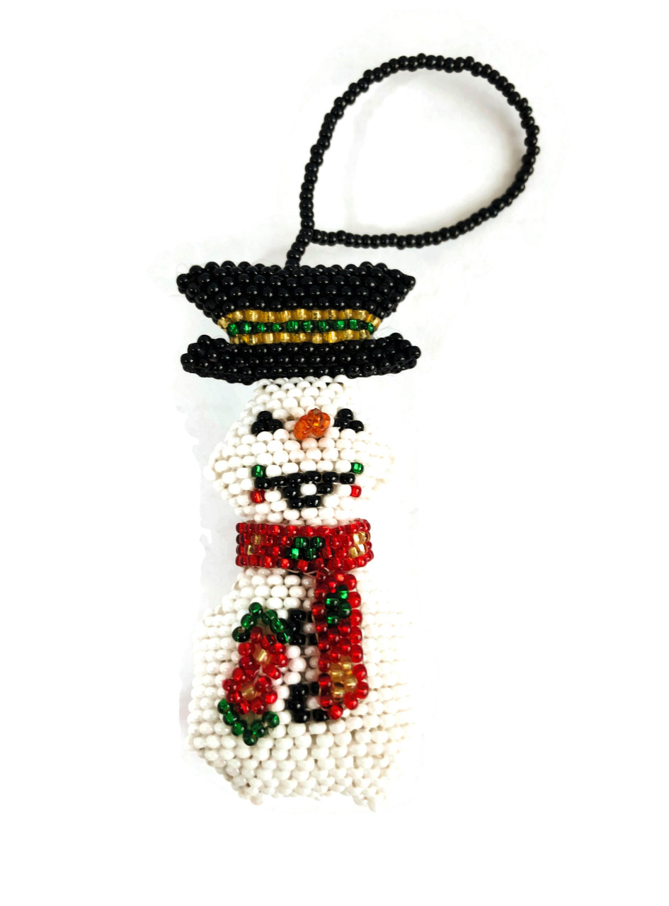Christmas Tree Ornaments, Santa Claus, Snowman, and Angel, Trio Figurines, Decorative Mini Ornament, Holiday Decorations