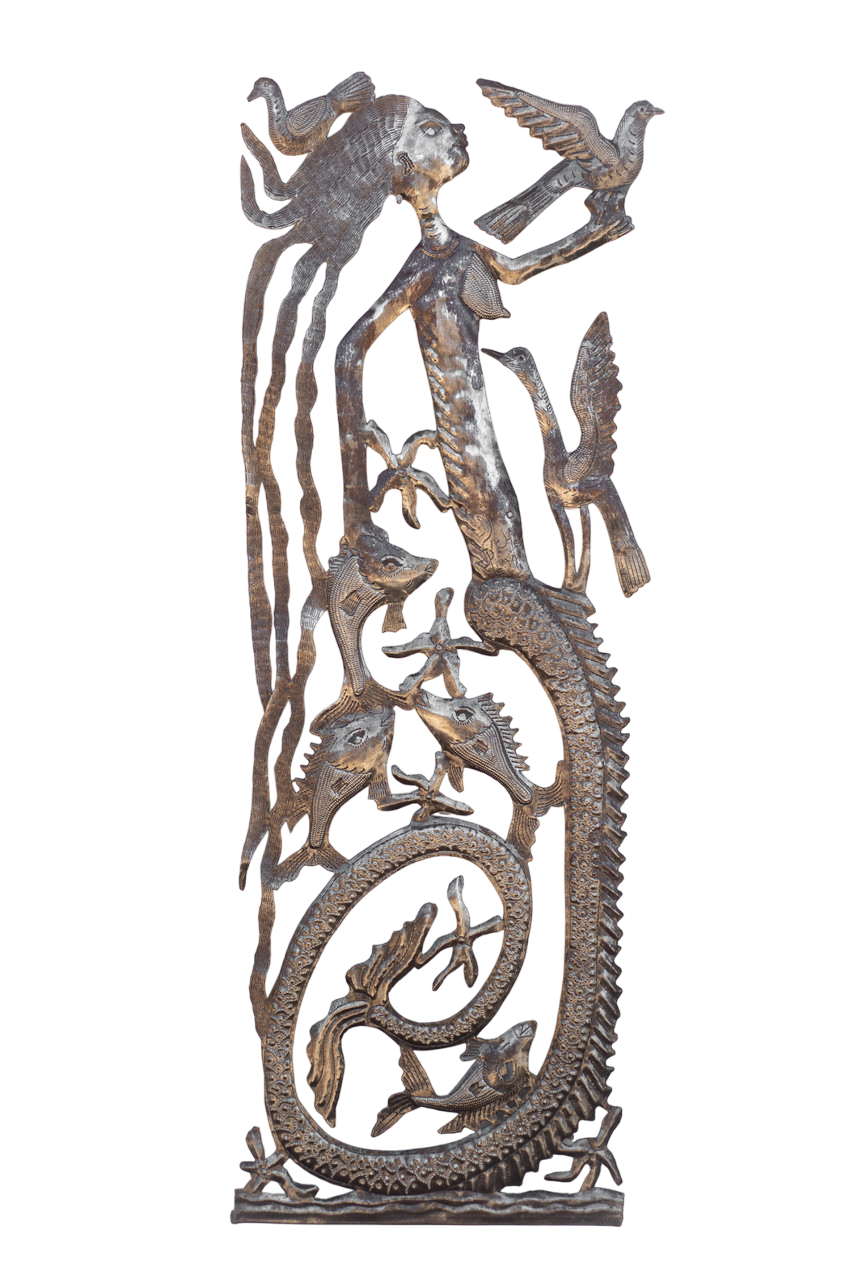 Mermaid, Metal Mermaid, Mermaid Wall Art, Mermaid Sculpture, Mermaid Decor, Mermaid & Fish, Mermaid & Birds, Sustainable Folk Art Mermaid, Metal Mermaid, Mermaid Wall Art, Mermaid Sculpture, Mermaid Decor, Mermaid & Fish, Mermaid & Birds, Sustainable Folk Art
