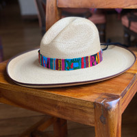 Mayan Arts Handmade Hatbands, Multicolor Hat Band, Handwoven, Wrap Around Tie, Western Wear, Cowboy