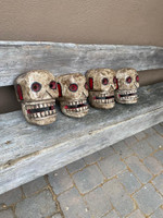 Dia de los Muertos Mask, Wooden Day of the Dead Skull, Skull Decor, Skull Masks 