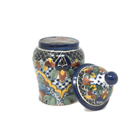 Handpainted Talavera Jar, Mexican Talavera Jar, Handpainted Talavera Tibor, Vintage Talavera Tibor 