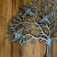 Tree of Life with Roots, Wall Hanging Artwork from Haiti, 23 Inches Round