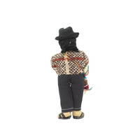 Soft Sculpture Doll, Soft Sculpture Bolivian Doll, Bolivian Doll, Collectible Bolivian Doll, Handknit Bolivian Doll, Vintage Bolivian Doll, Vintage Andean Doll