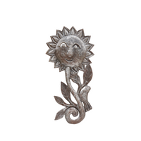 Sunny Face Sunflower, Happy Face Sunflower, Metal Sunflower, Sunflower Decor, Sunflower Sculpture, Sunny Day, Garden Sunflower 