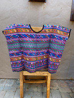 San Pedro Sacatepequez Huipil, Vintage Huipil, Guatemalan Huipil, Vintage Guatemalan Huipil, Handwoven Huipil, Handwoven Guatemalan Blouse, Guatemala, Colorful Huipil, Guatemalan Textiles, Vintage Textiles, Authentic Textiles 