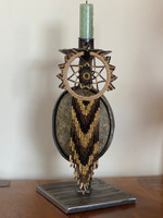 Mayan Arts Hand Made, Dream Catcher, Authentic Dream Catcher, Black & Gold Dream Catcher