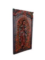 Altar, Wooden Altar Plaque, Our Lady of Guadalupe Wooden Plaque 