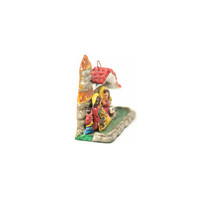 Christmas Religious Ornament, Religious Nativity Ornament, Colorful Nativity Ornament, Vintage Religious Decor 