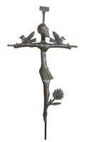 Cross, Flowers, Birds, Crucifix, Jesus, Christmas, Nativity,